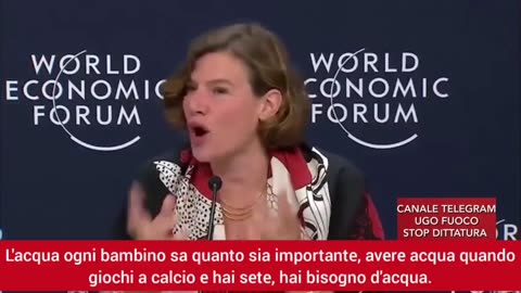 Mazzuccato world economic forum, l'unica soluzione e togliergli l'acqua