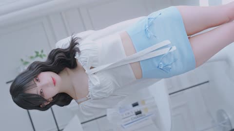 4K 세로룩북 타고난 뒷태 하얀 피부 후방주의 룩북 Ai 실사 ️ Underwear lingerie 란제리 Lookbook boob press 🔥 no bra
