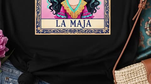 ¿Te atreverías a lucir esta carta? Mira lo linda que se ve La Maja aquí #modamexicana #lotería