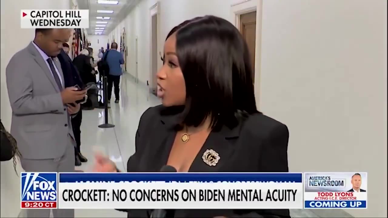 Jasmine Crockett Says She "Never had a Concern About" Biden's Mental Acuity