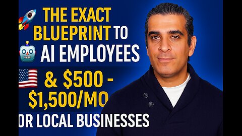 🚀 The Exact Blueprint to Deploy 🤖 AI Employees for Local Businesses & Earn 💵 $500-$1,500 Monthly!