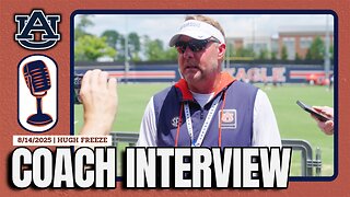 Hugh Freeze Talks Play Calling, QB Coaching, and More | Auburn Football Q&A 8/14/25