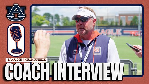 Hugh Freeze Talks Play Calling, QB Coaching, and More | Auburn Football Q&A 8/14/25
