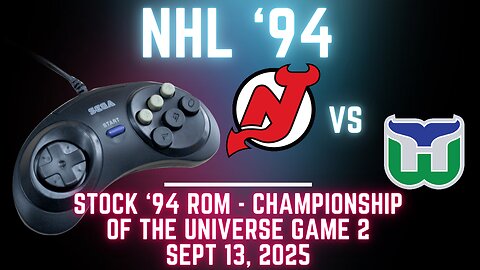 NHL '94 Championship of the Universe Game 2: Rangers at Stars {Genesis}