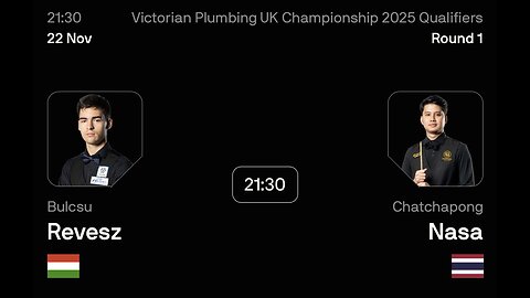 🔴 ถ่ายทอดสดสนุกเกอร์ 🇹🇭 ติม ลอยฟ้า VS บัคซู เรเวซ 🇭🇺 ศึก ยูเค แชมเปี้ยนชิพ