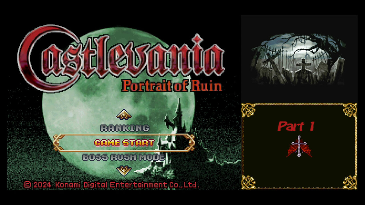Castlevania Portrait of Ruin part 1 (DS)
