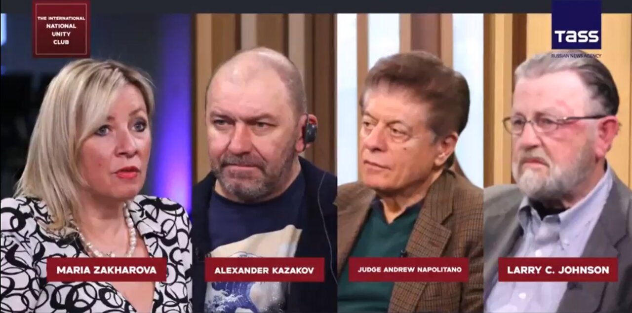 Larry Johnson & Judge Napolitano interview Maria Zakharova, spokeswoman for Russian Ministry of Foreign Affairs (10-22-2025)