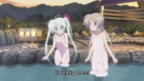Anime-when girls are at the hot springs have fun