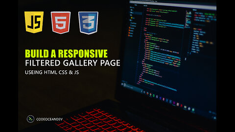 Filtered Gallery Page design Useing HTML CSS Javascript _ html css js programming_ @noobx