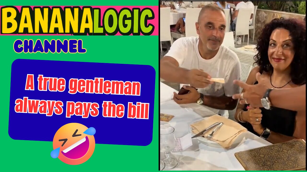 A true gentleman always pays the bill