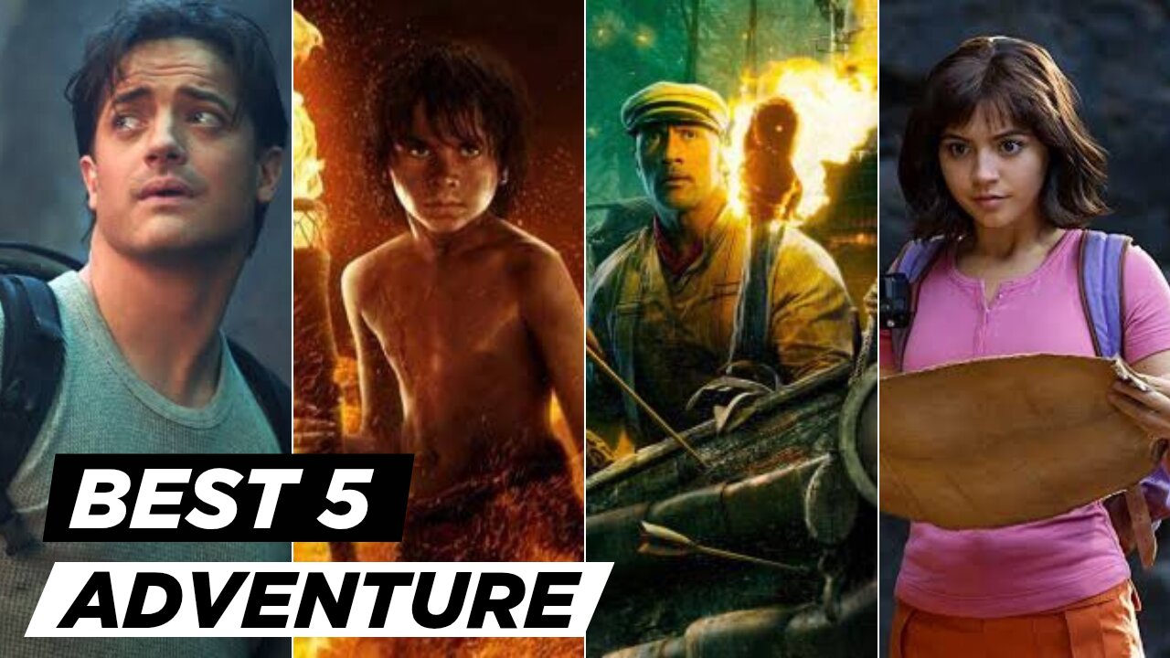 Top 5 Jungle Adventure Movies | New Jungle Action Adventure movies | Jungle Movies |