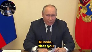 Putin's Message for Everyday Folks in Western countries & He wants them to listen