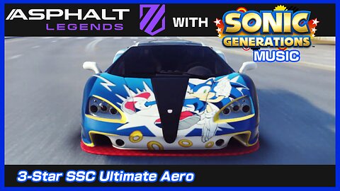 Asphalt Legends: SSC Ultimate Aero on San Francisco (with Sonic BGM)