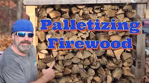 Palletizing Firewood - ibc tote replacement