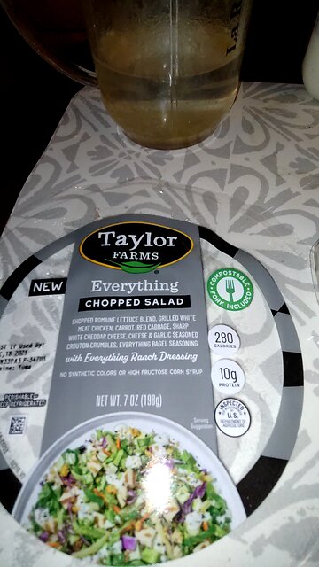 Eating Taylor Farms Everything Chopped Salad, Dbn, MI, 12/11/25