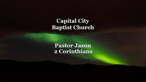 Pastor Jason, 2 Corinthians 2. 11-23-25