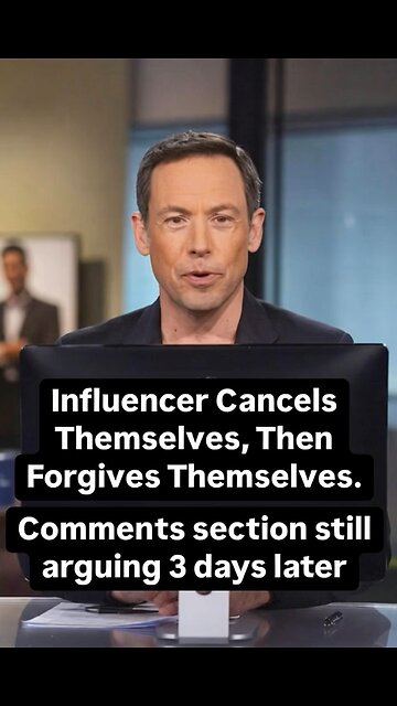 Influencer Cancels Themselves, Then Forgives Themselves