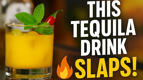 This Mango Mint Tequila Smash Bites Back! 🔥