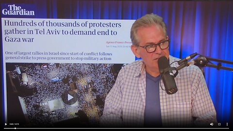 100ks of Israelis are protesting for the end of Gaza war▮The Jimmy Dore Show