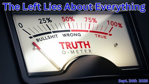The Left Lies About Everything