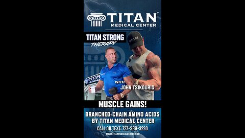 Try our Titan Strong therapy to get BETTER RESULTS in your health and fitness journey!