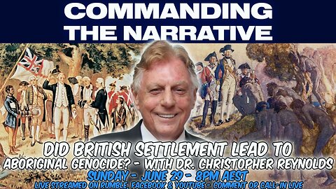 Did British Settlement Lead To Aboriginal Genocide? - LIVE Sun, June 29 at 8pm AEST