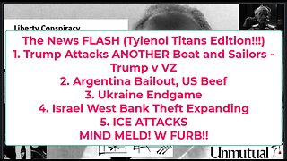 Liberty Conspiracy Live 10-22-25 More US Murders at Sea, ICE Terrorism Grows, Israel, Argentine $