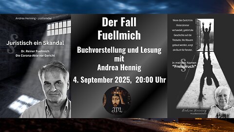 🔴🎤Premiere: Der Fall Fuellmich - Buchvorstellung und Lesung mit Andrea Henning🔴