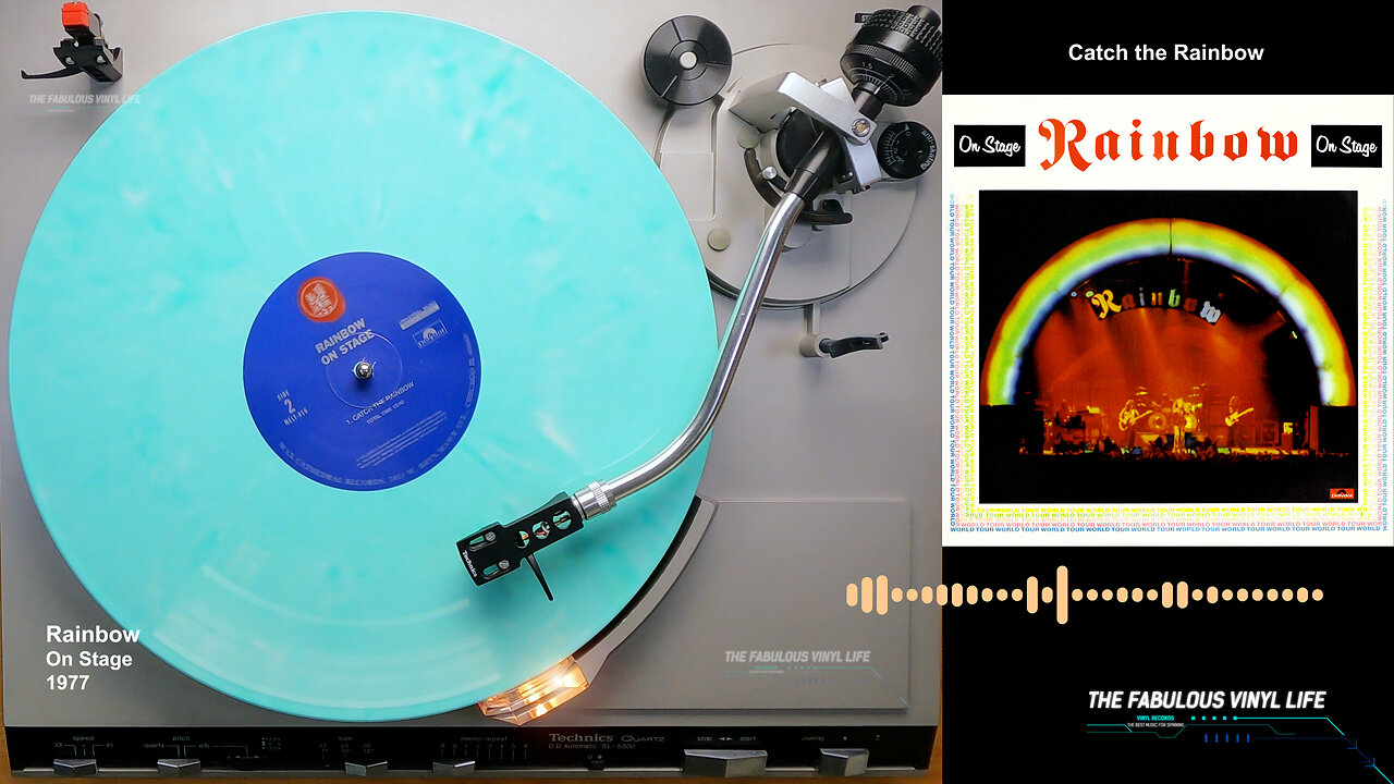 Rainbow ) On Stage ) 1977 (2LP Polydor/Universal/Wax Cathedral Marbled Mint Green Vinyl 2013 US)