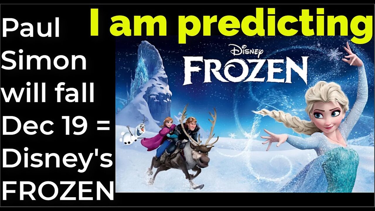 I am predicting: Paul Simon will fall Dec 19 = Disney's FROZEN