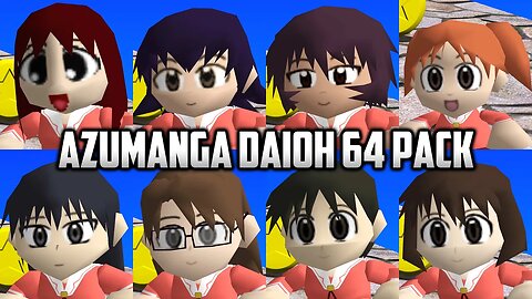 ⭐ Super Mario 64 PC Port - Azumanga Daioh 64 Pack v2.0.2 [vHdjsmSsjBM]
