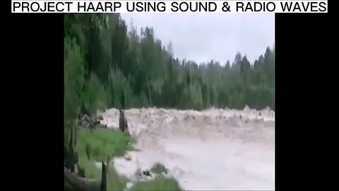 Check out this sound and radio waves experience on water conducted by HAARP