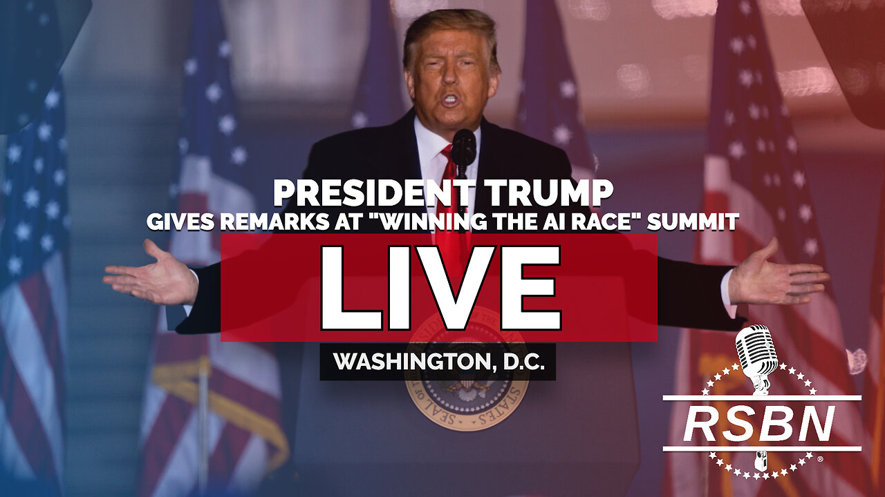 LIVE REPLAY: President Trump Gives Remarks at "Winning the AI Race" Summit - 7/23/25