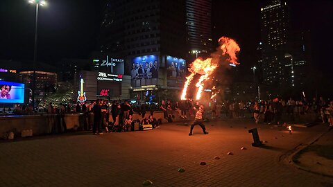 Taniec ognia (Fireshow) grupa Sabaath