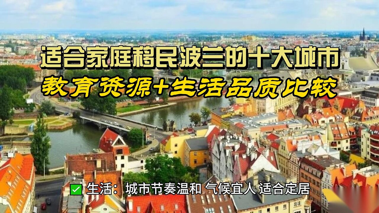 Top 10 cities in Poland suitable for family immigration
