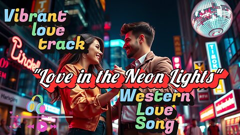 "Love in the Neon Lights | Upbeat Love Song | Feel-Good Romantic Music | Neon Vibes Anthem"