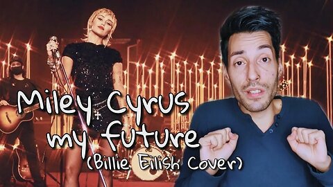 Miley Cyrus - my future, BBC RADIO 1 Live Lounge (Billie Eilish Cover) [REACTION]
