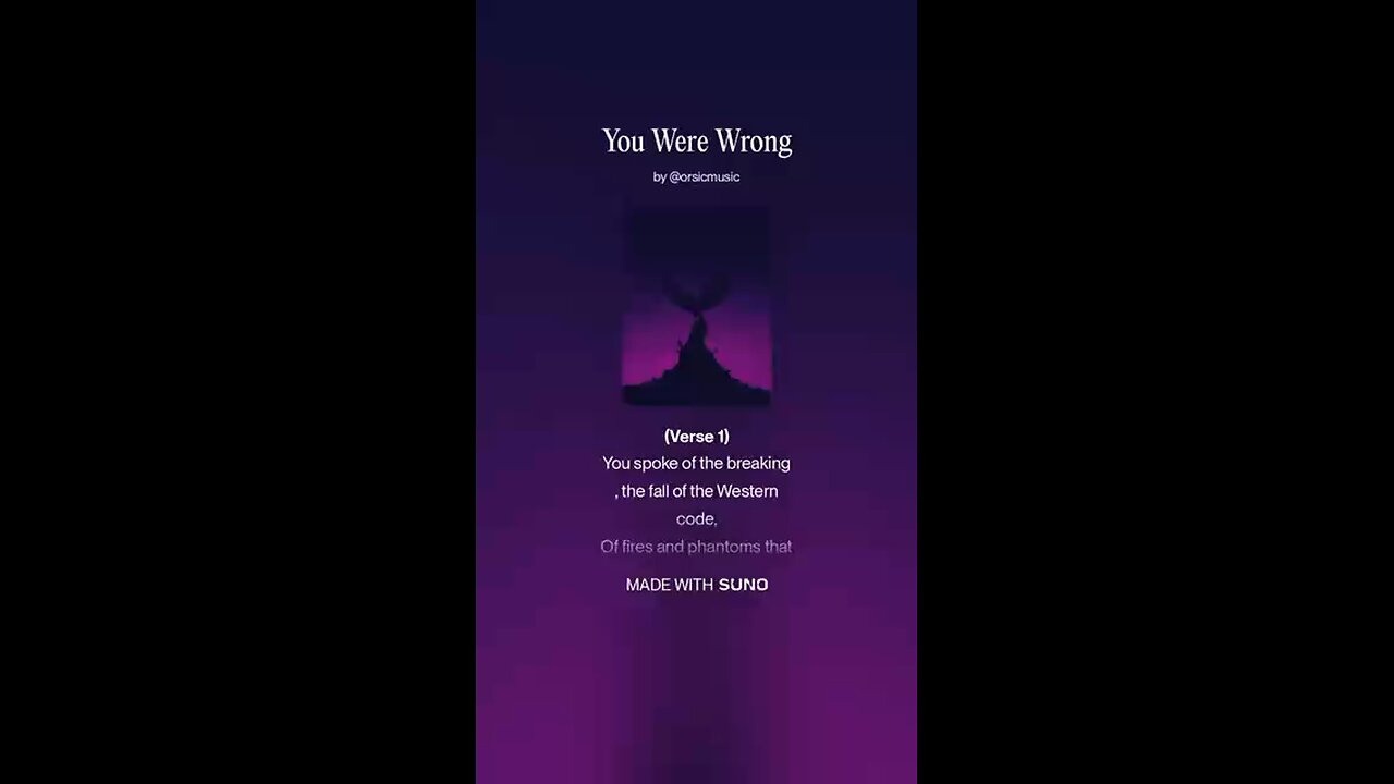 You Were Wrong (response to Leonard Cohen’s “The Future”)