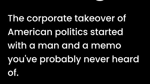 The POWELL MEMO