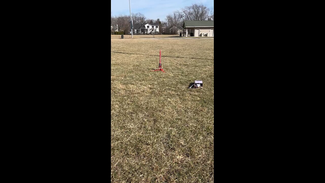 3d printed model rocket launch