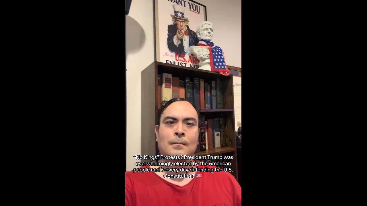 The “No Kings” protests are a joke! President Trump was elected in a landslide!