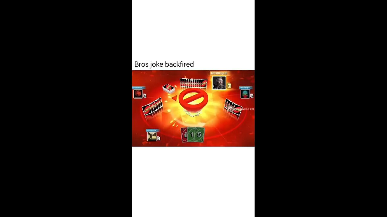 UNO is the best way of making friends.... I mean loosing friends 😂