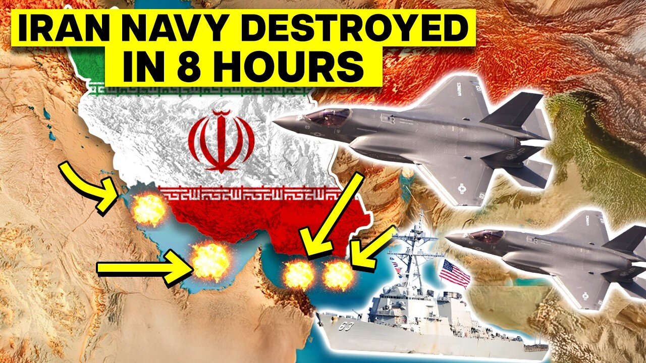 America Obliterates Half Of Iran's Navy In 8 Hours! - Operation Praying Mantis