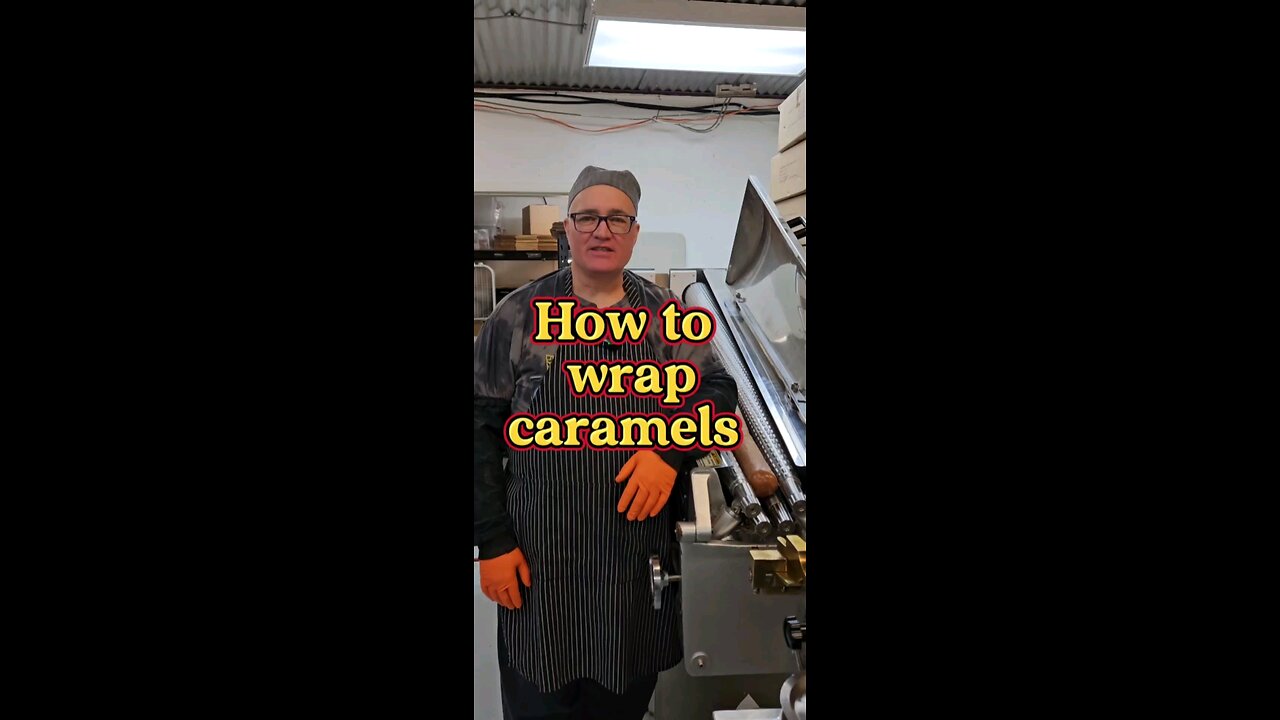 The caramel wrapping process explained