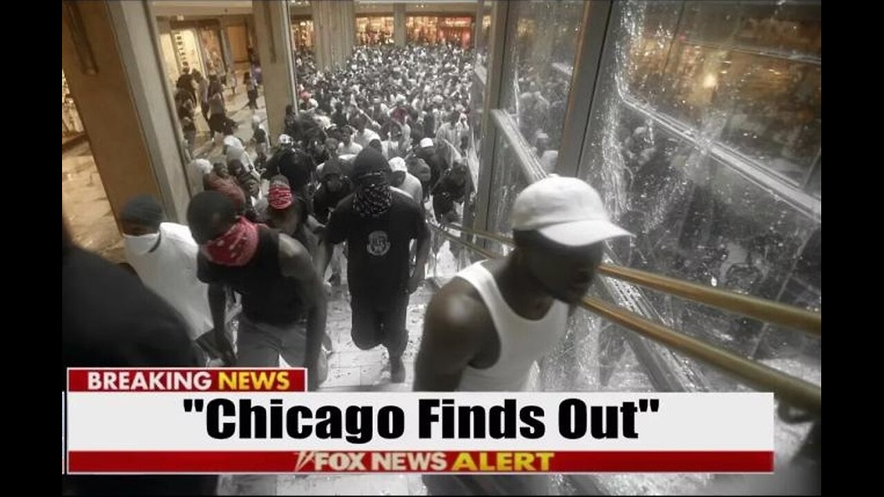 Gangs EMPTY Chicago Plaza... as Mayor's "LET THEM LOOT" Plan IMPLODES