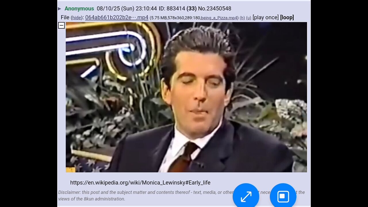 Junior recites Monica Lewinsky poem.