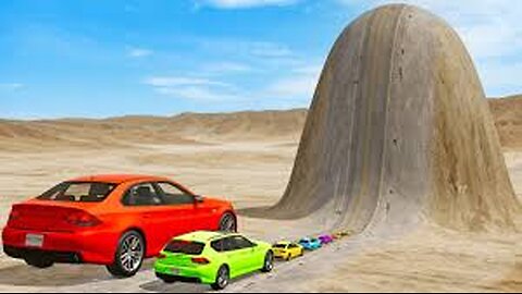 “Small to Giant Cars vs Giant Bulge – BeamNG.drive Epic Challenge”