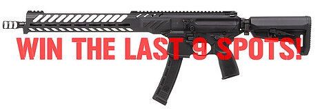 SIG SAUER MPX PCC 9mm MINI #6 FOR THE LAST 9 SEATS IN THE MAIN WEBINAR