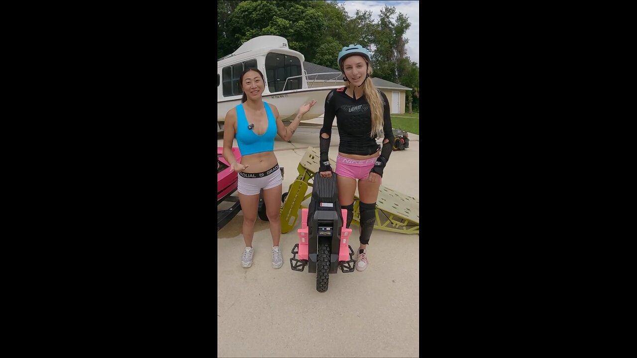 Jumping over a boat