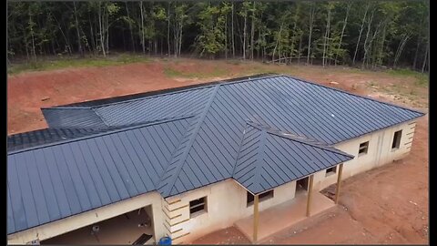 Metal Roof is On! ICF Home Build Status as of August 2025